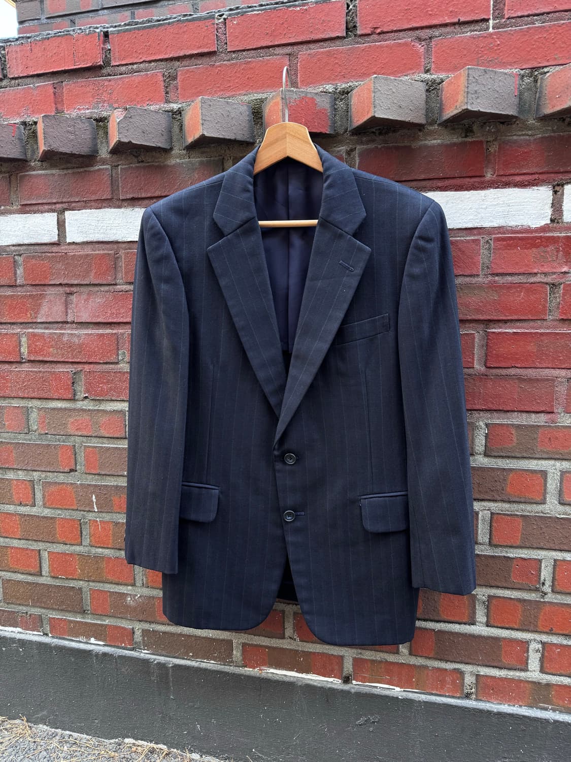 버버리 스트라이프 2B 수트 셋업  상품이미지2