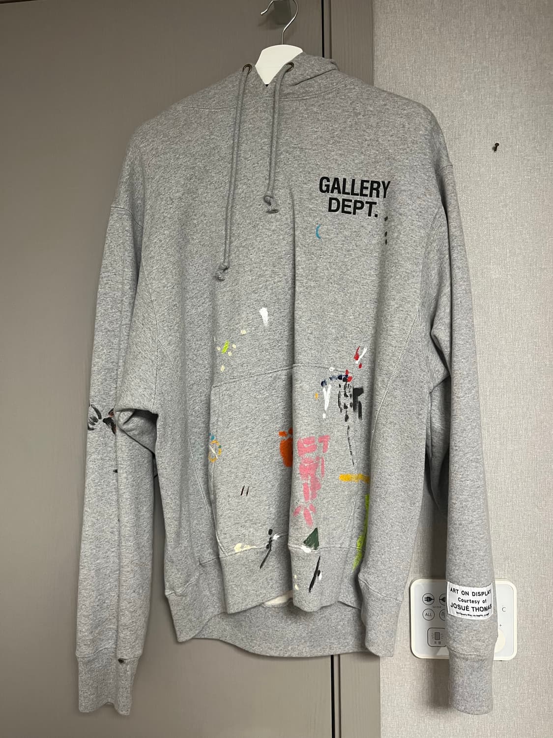 갤러리디파트먼트 페인팅 후드티 상품이미지1