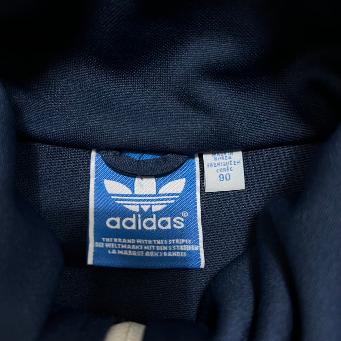 아디다스 여성 사이드라인 유로파 져지 트랙탑 자켓 [네이비] S/90 상품이미지5