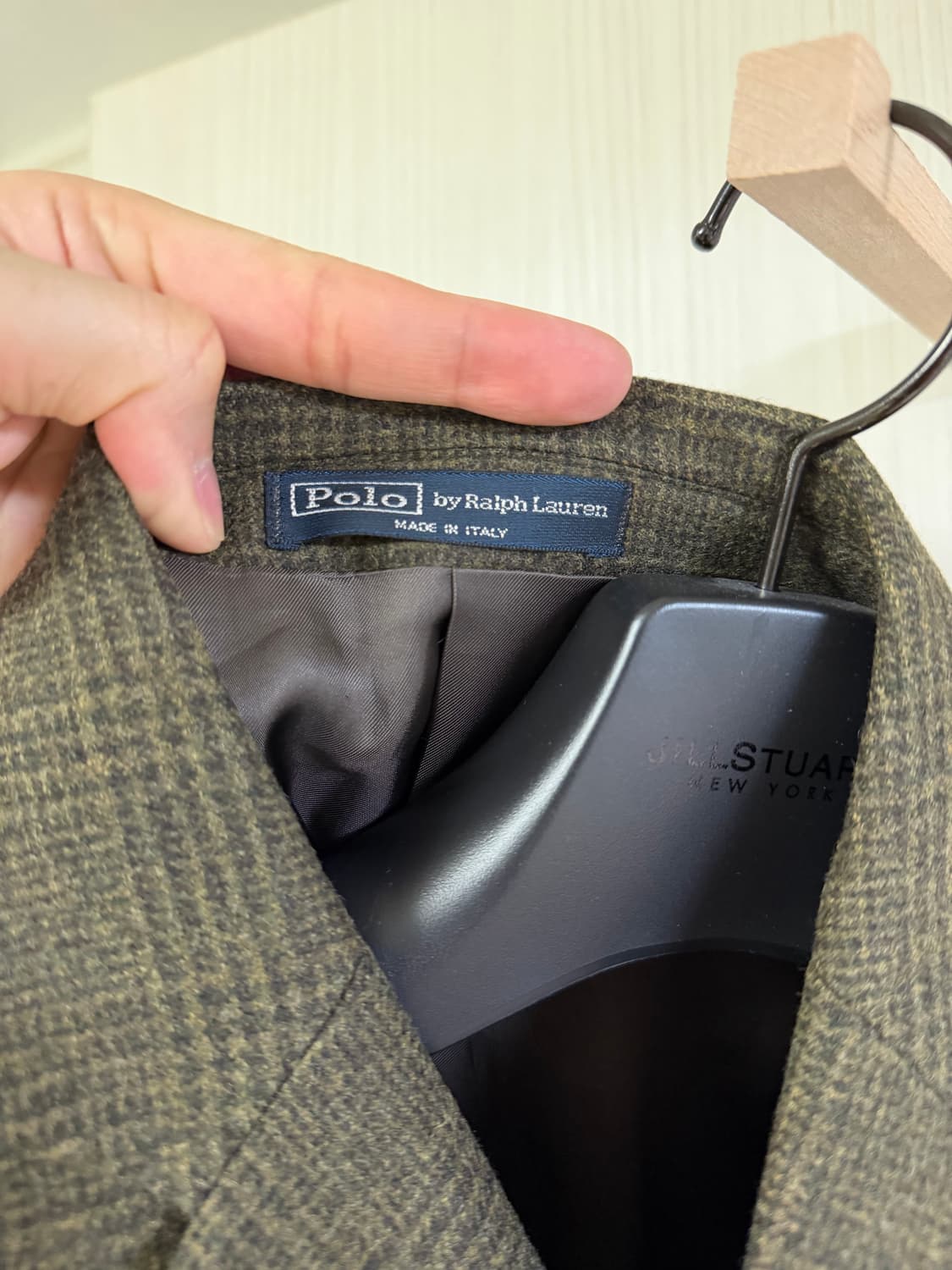 폴로 랄프로렌 올리브 글렌체크 스포츠 코트 자켓 40R 상품이미지4