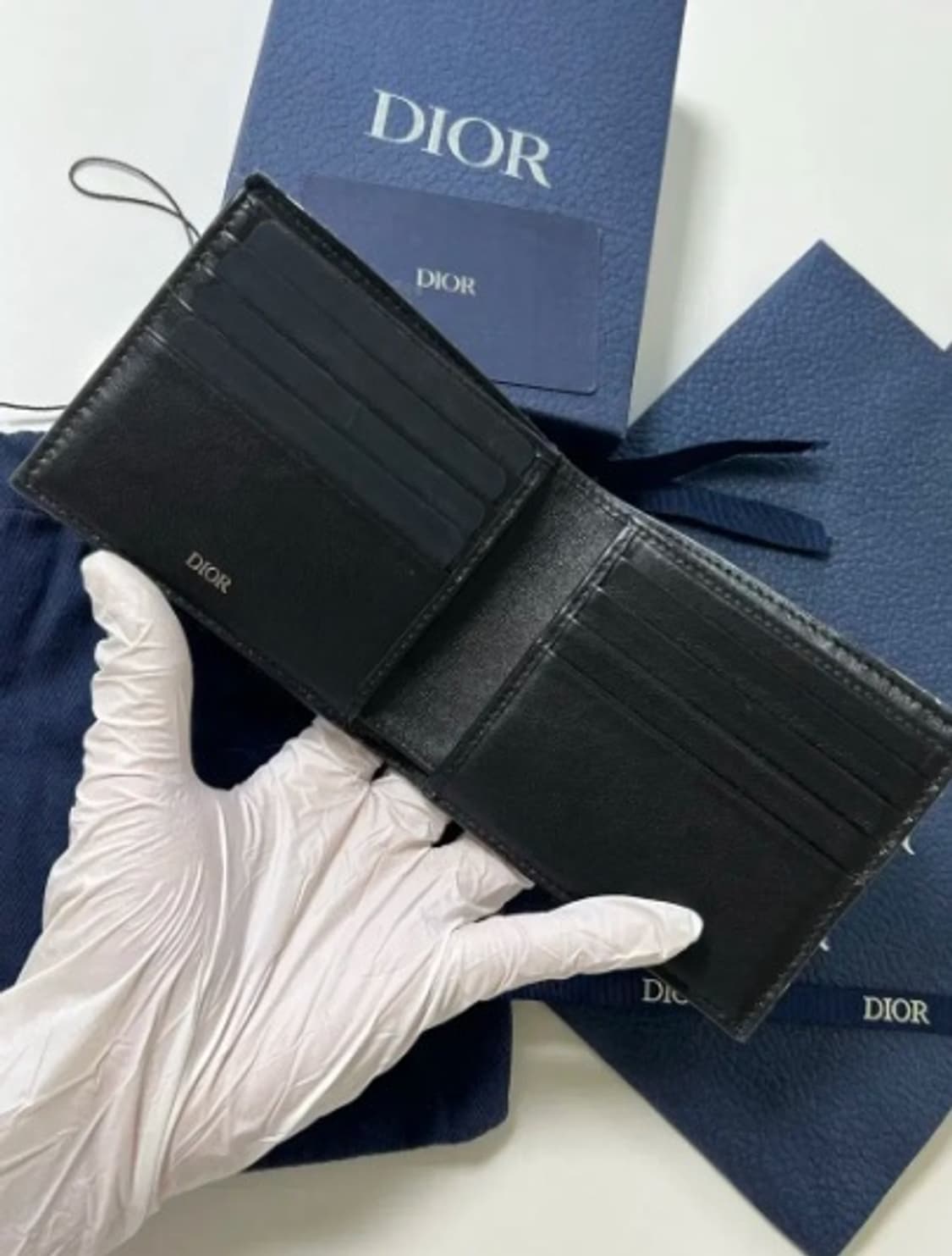 [정품/OS] 디올 오블리크 반지갑 상품이미지3