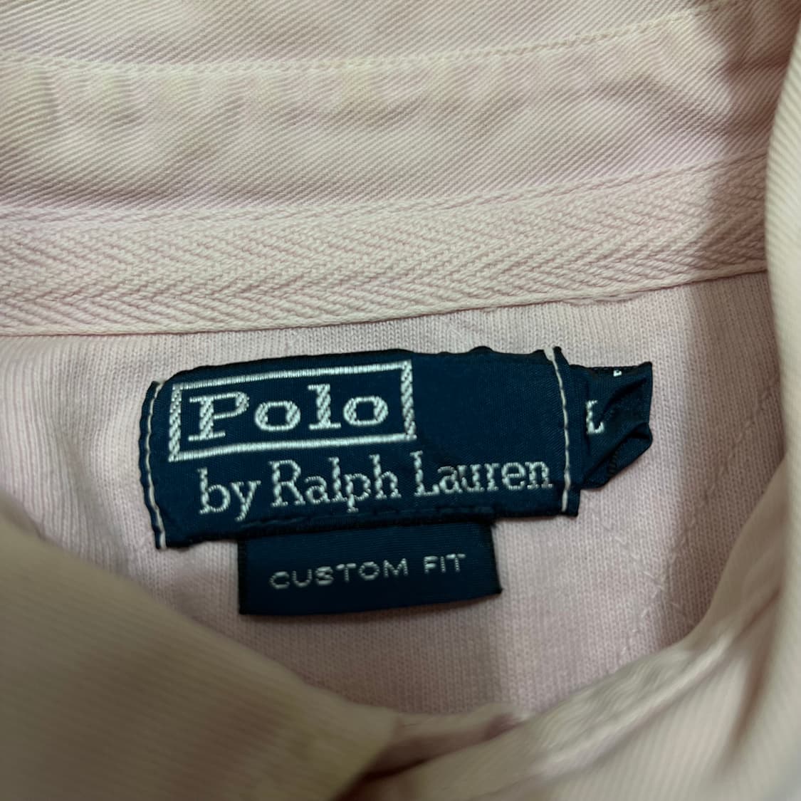 폴로 랄프로렌 커스텀핏 빅포니 럭비 카라티 [핑크] L/100 상품이미지5