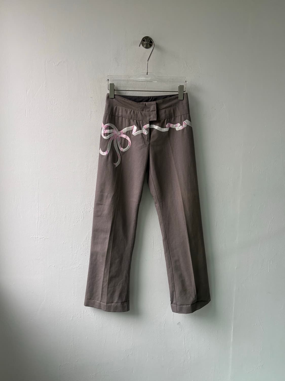 알렉산더 맥퀸 엠브로이드 리본 트라우저  상품이미지1