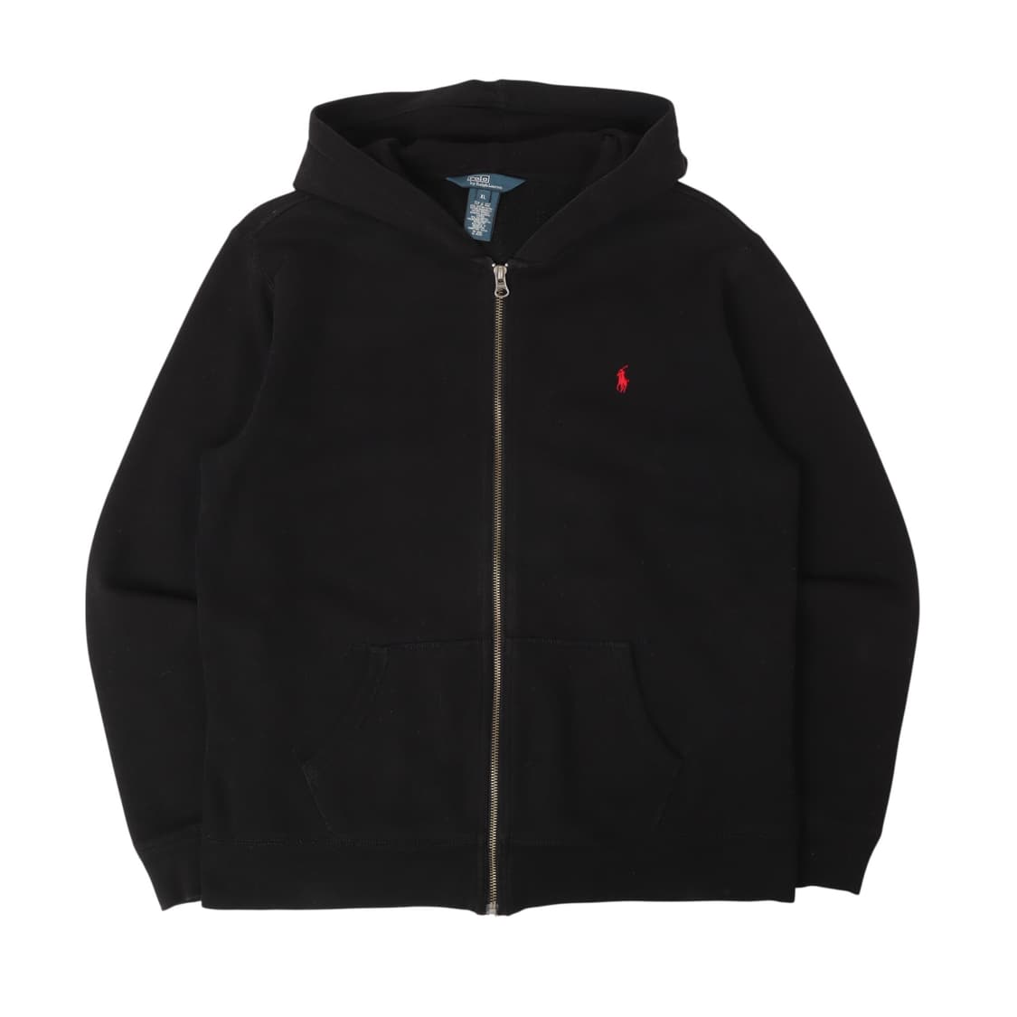 폴로 랄프로렌 블랙 후드집업 상품이미지1