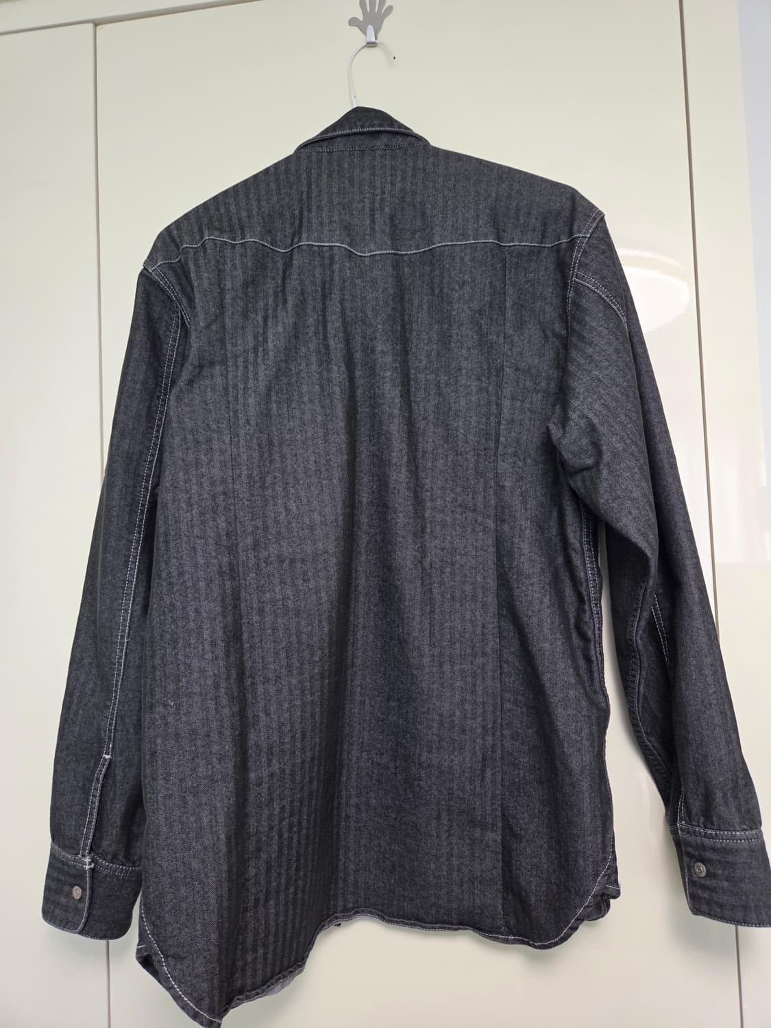 도그맨 흑청 웨스턴 셔츠 상품이미지5