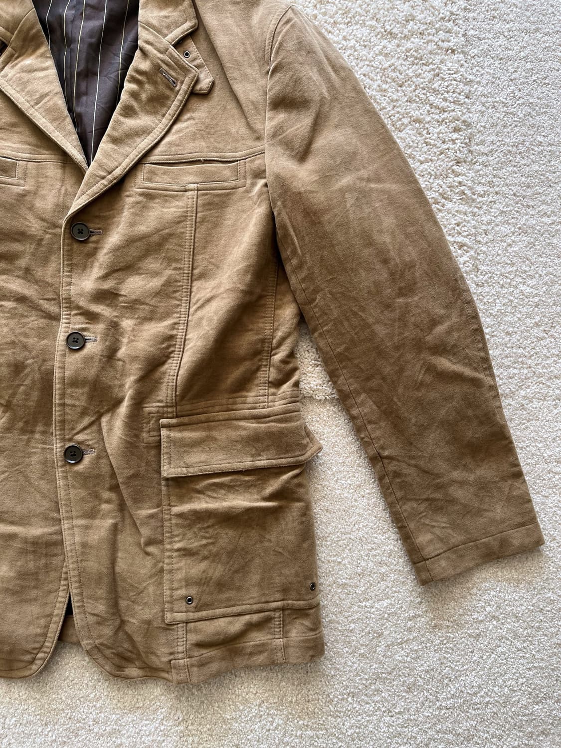 데저트 코튼 스웨이드 터치 필드 자켓 (103-105) 상품이미지4