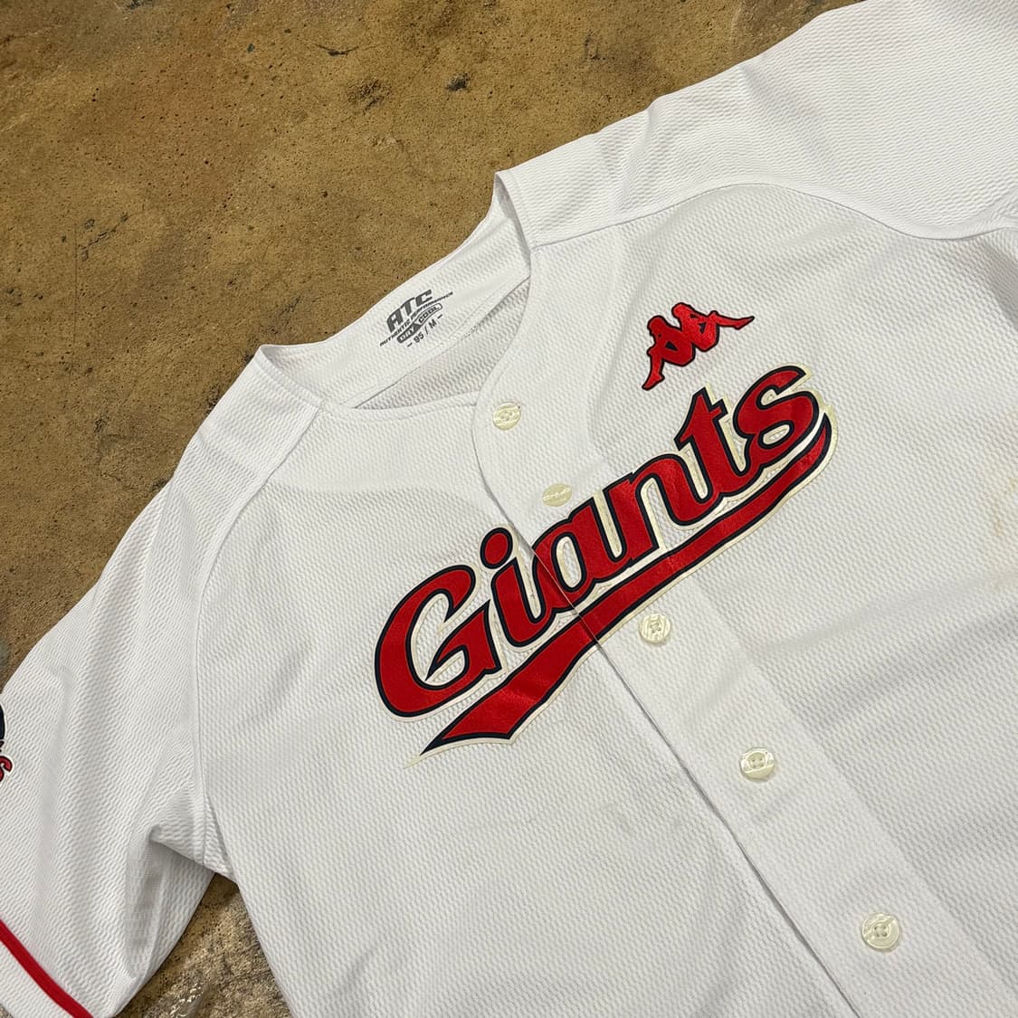 [M] 카파 롯데 자이언츠 야구 유니폼 화이트 민병헌 마킹 b15 상품이미지1