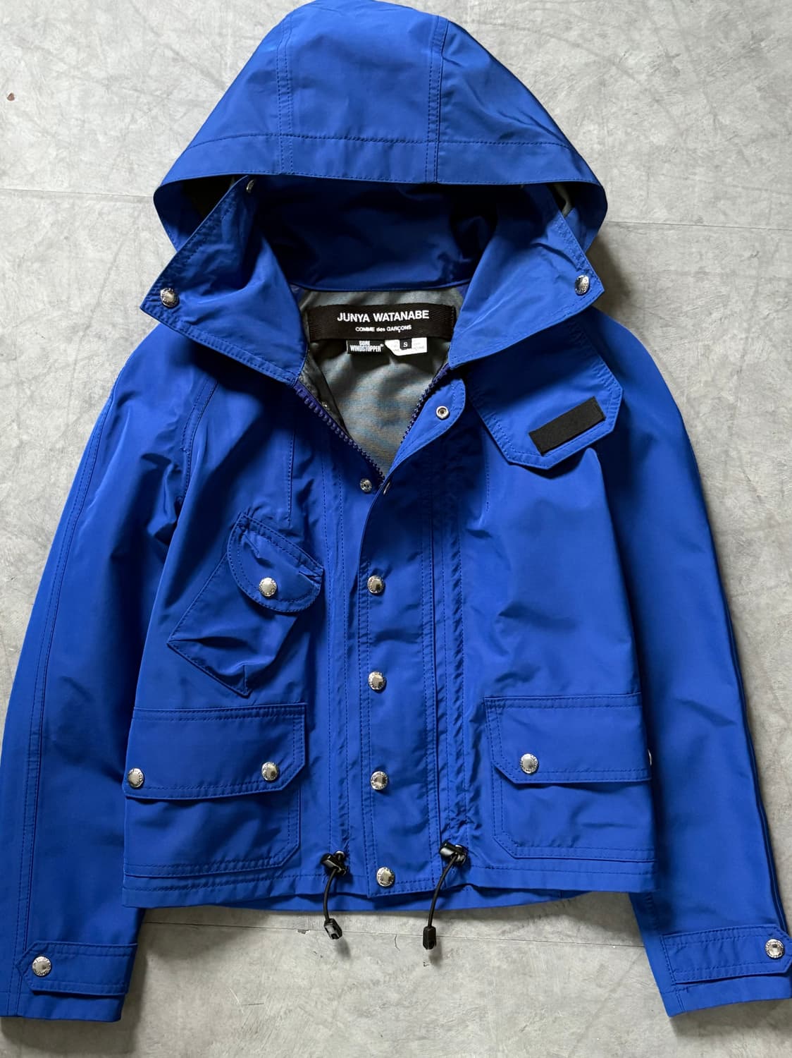Junya Watanabe 준야 와타나베 윈드스토퍼 블루 후드 자켓 상품이미지1