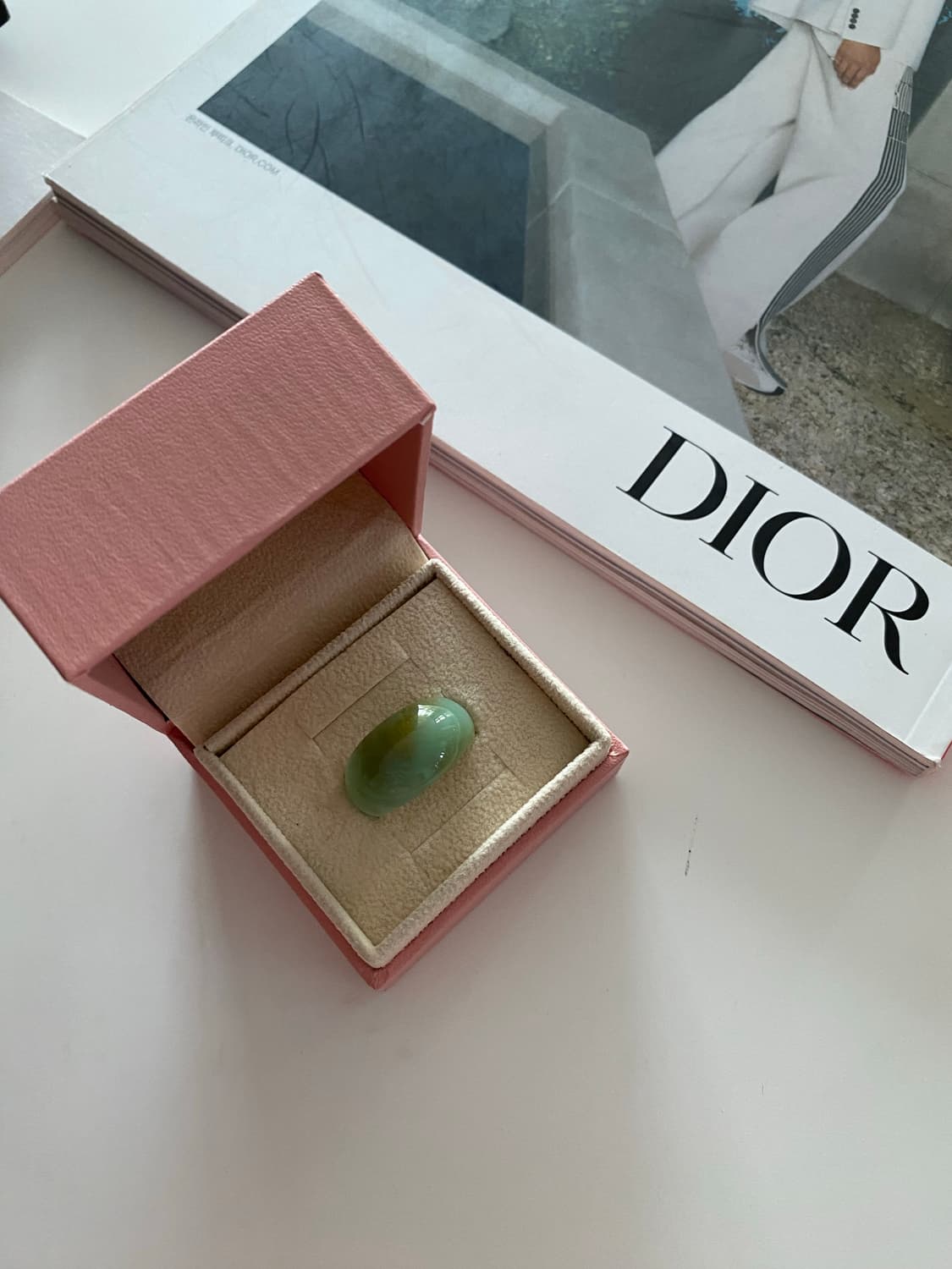 빈티지 그린 링 반지 상품이미지1