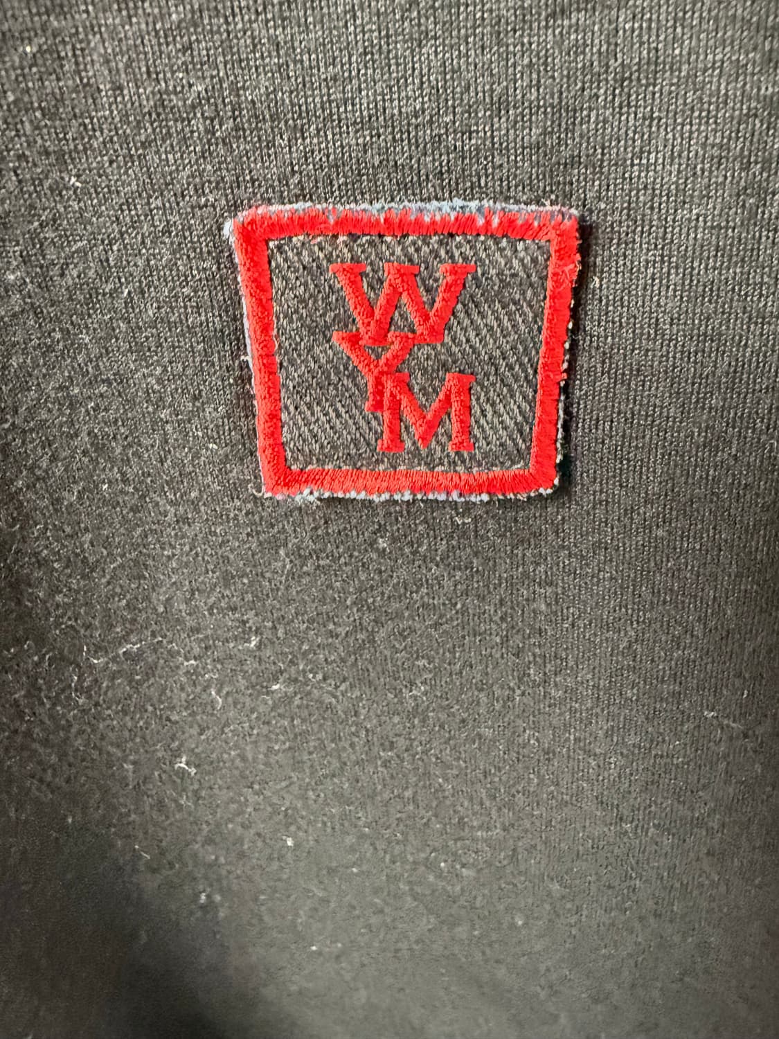 우영미 블랙 반팔티 46 실착(XL) 상품이미지4