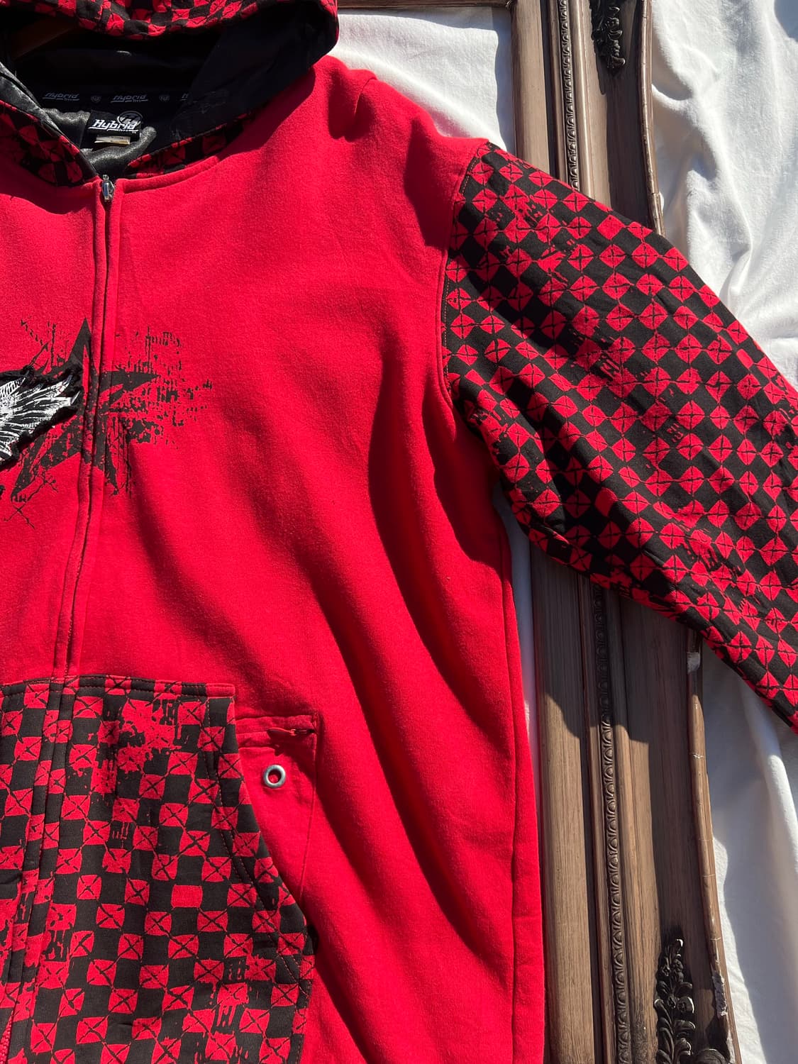 레벨(rebel) 윙 집업 후디 상품이미지5