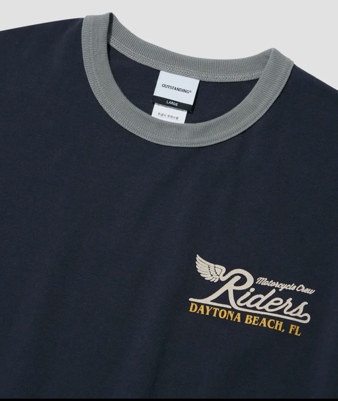 새상품 아웃스탠딩 MOT SERIES TEE RIDE THE COAST 상품이미지3