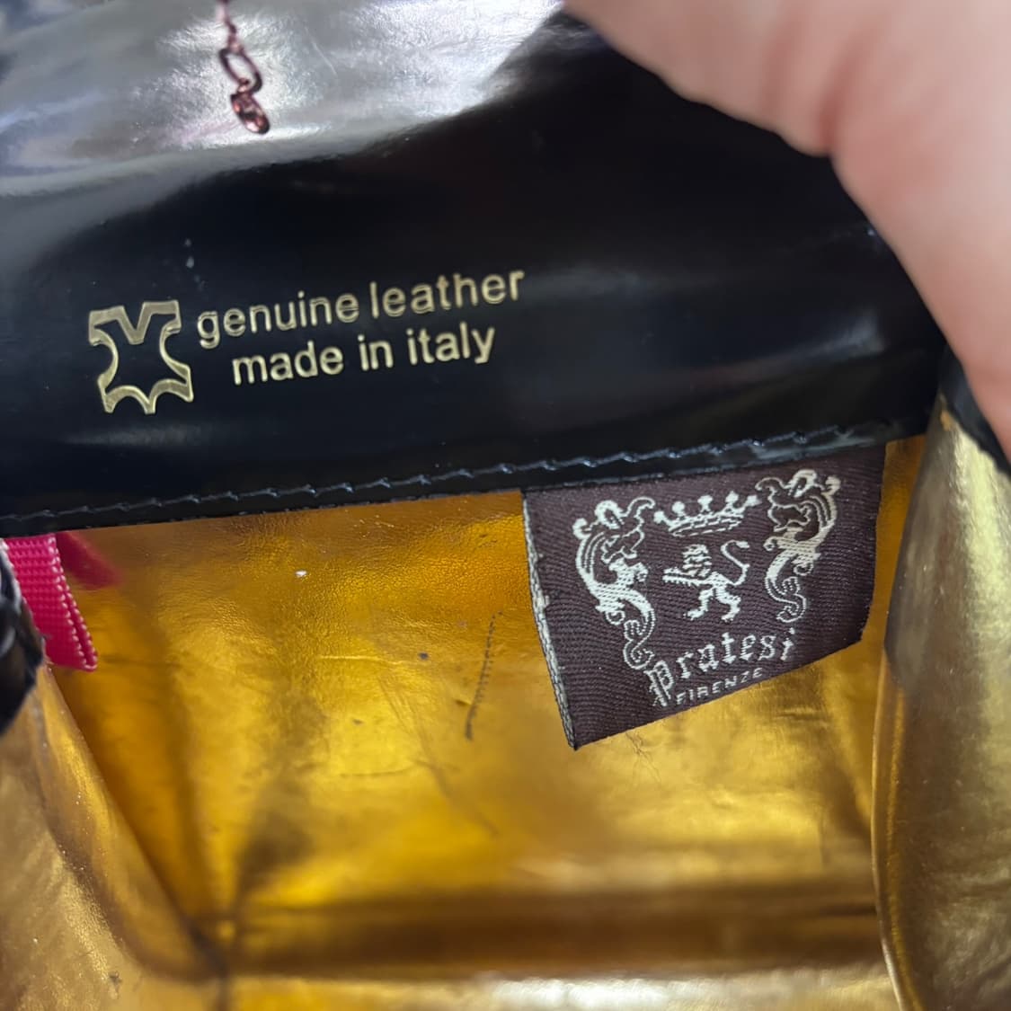 F 프라테시 천연 가죽 숄더백 0415E 상품이미지5