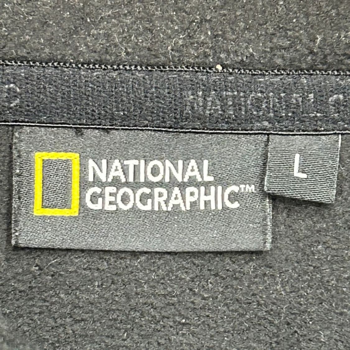 내셔널지오그래픽 차퍼 플리스 뽀글이 아노락 블랙 L 상품이미지4