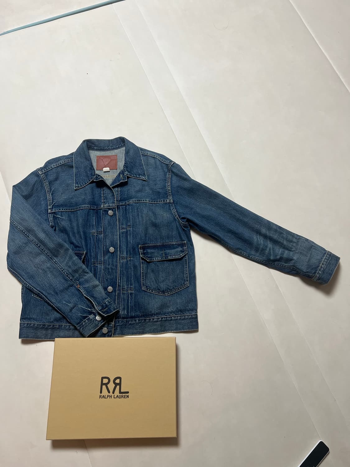 (L) RRL 오버데일 웨스트뷰 데님 트러커 재킷 상품이미지1