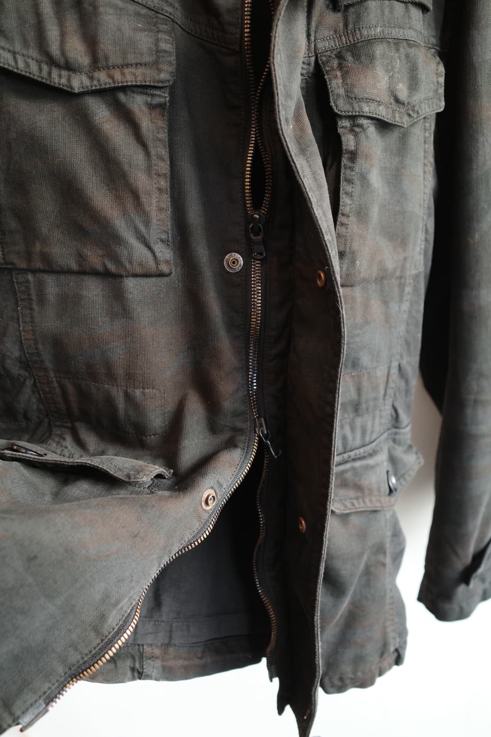 HAIB 카모플라쥬 패턴 투웨이 야상 상품이미지6