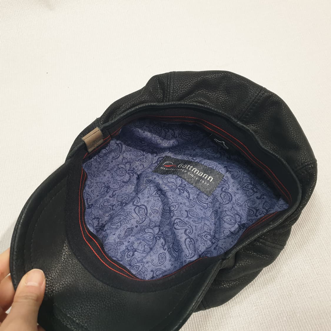 GOTTMANN 고트만 뉴스보이캡 양가죽모자 상품이미지4