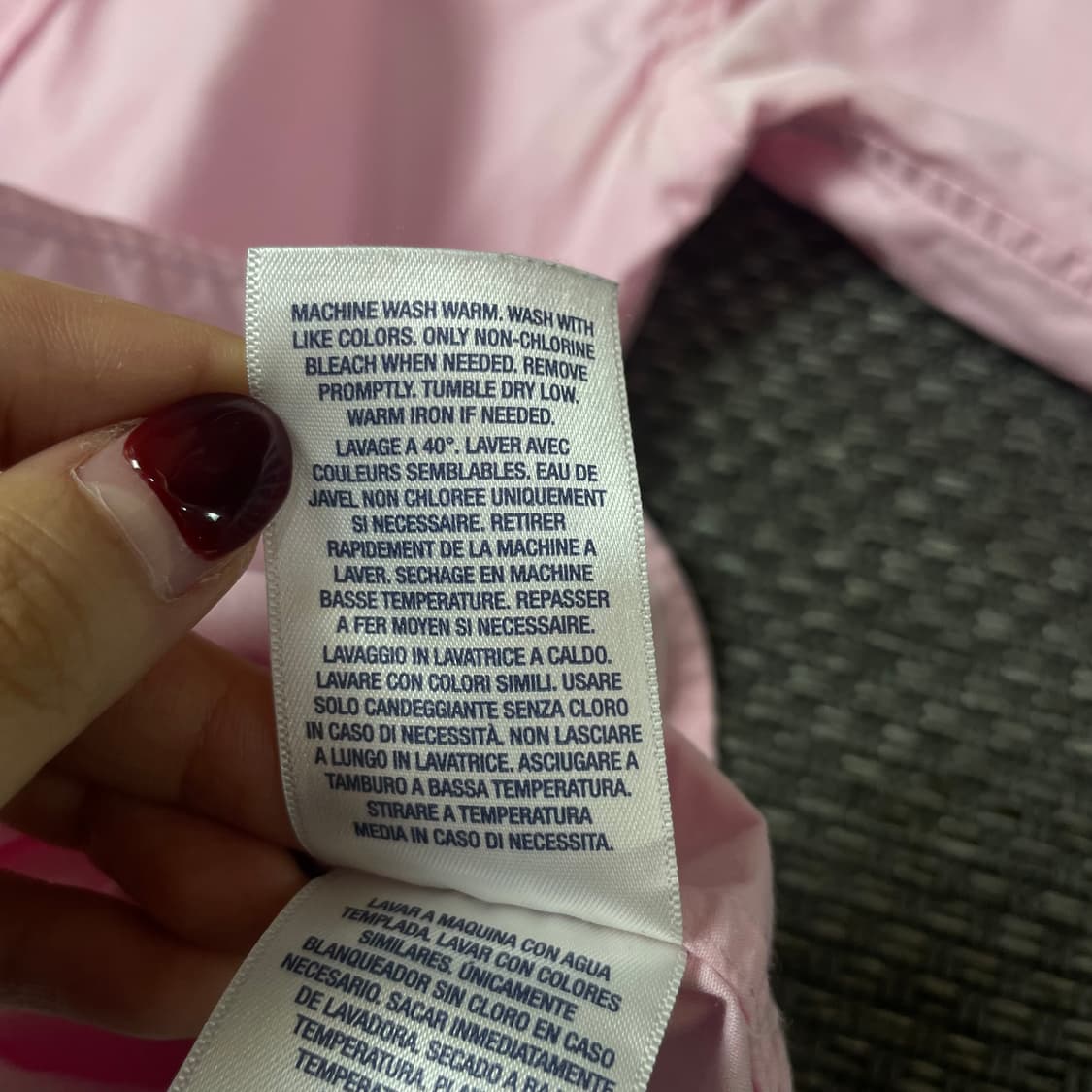  폴로 랄프로렌 민트포니 파스텔핑크 긴팔 셔츠 M 상품이미지5