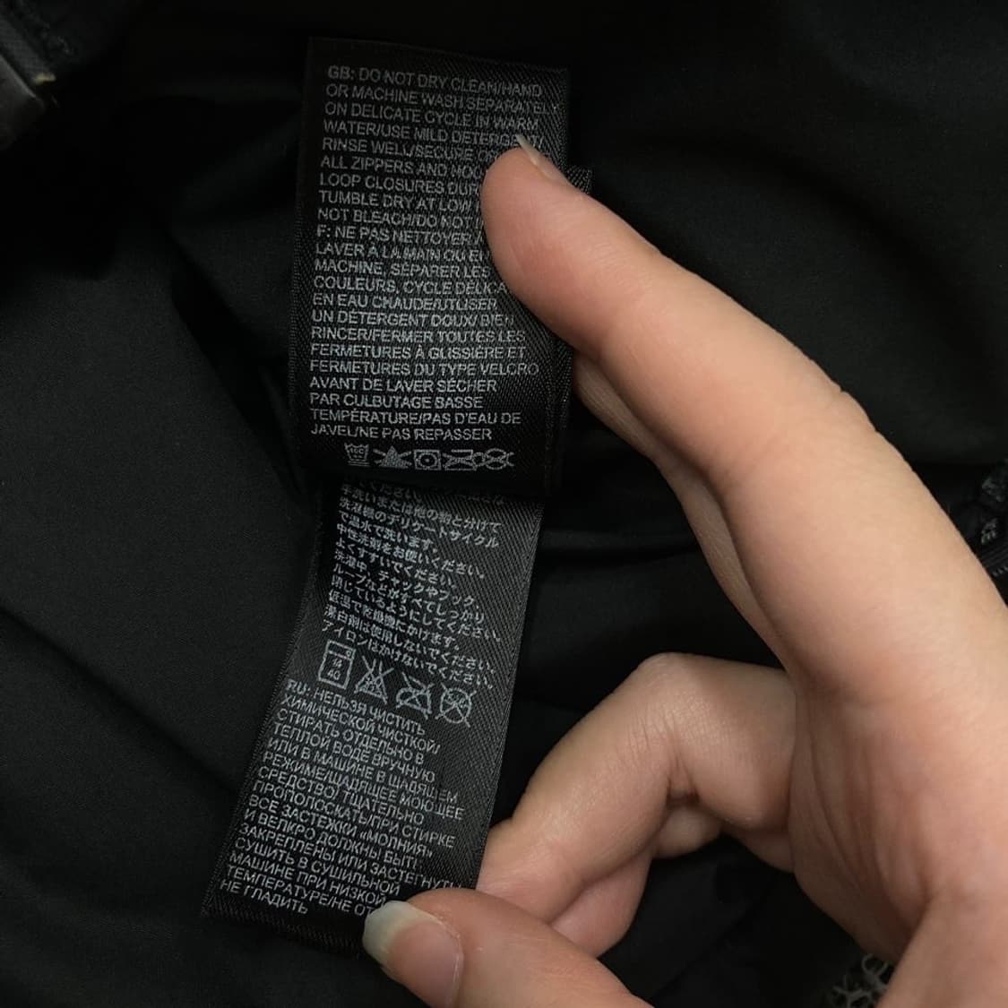 The North Face 700눕시 블랙 구스다운 패 상품이미지10