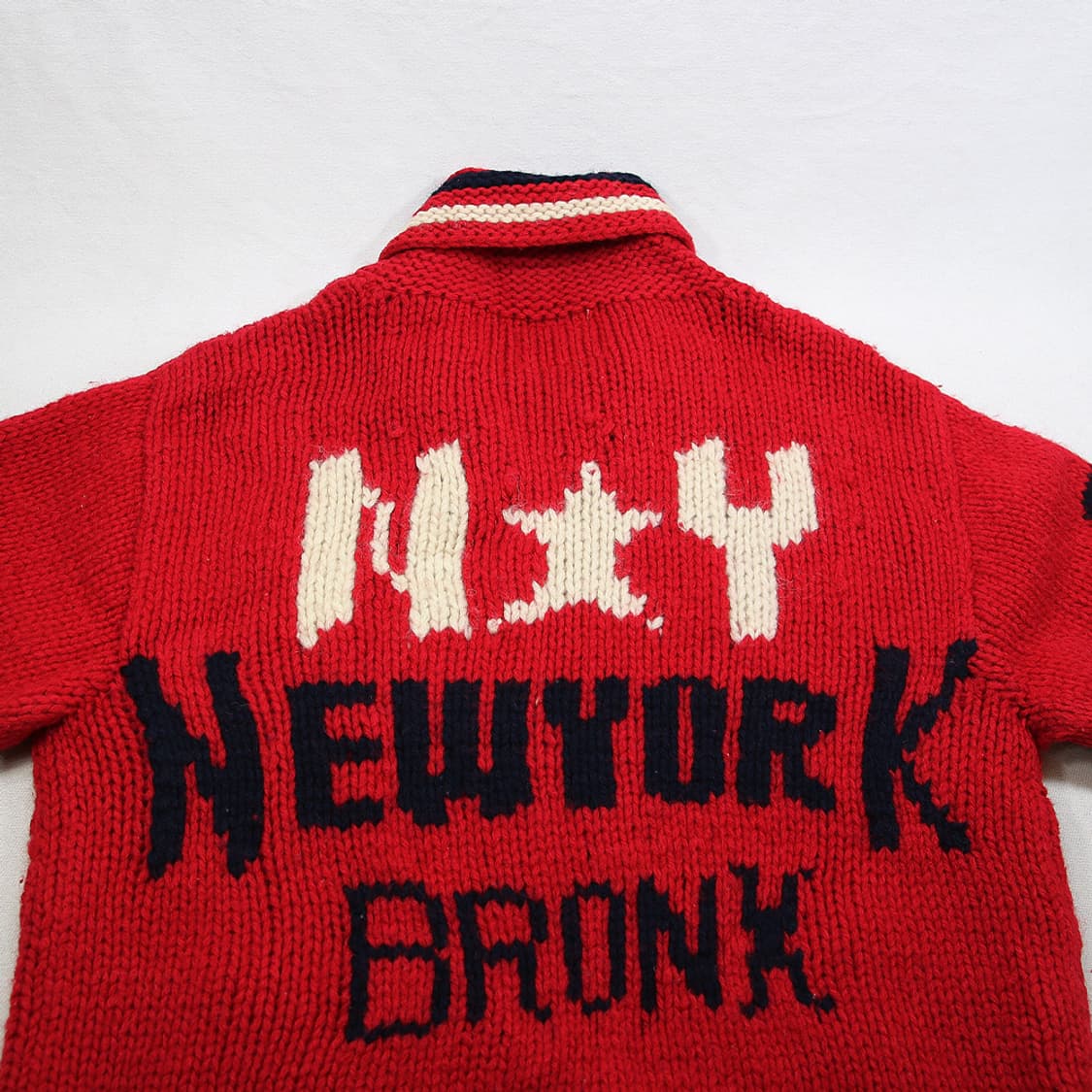 (착용컷) merry garden 헤비울 니트 집업 (남성용 105) 상품이미지10