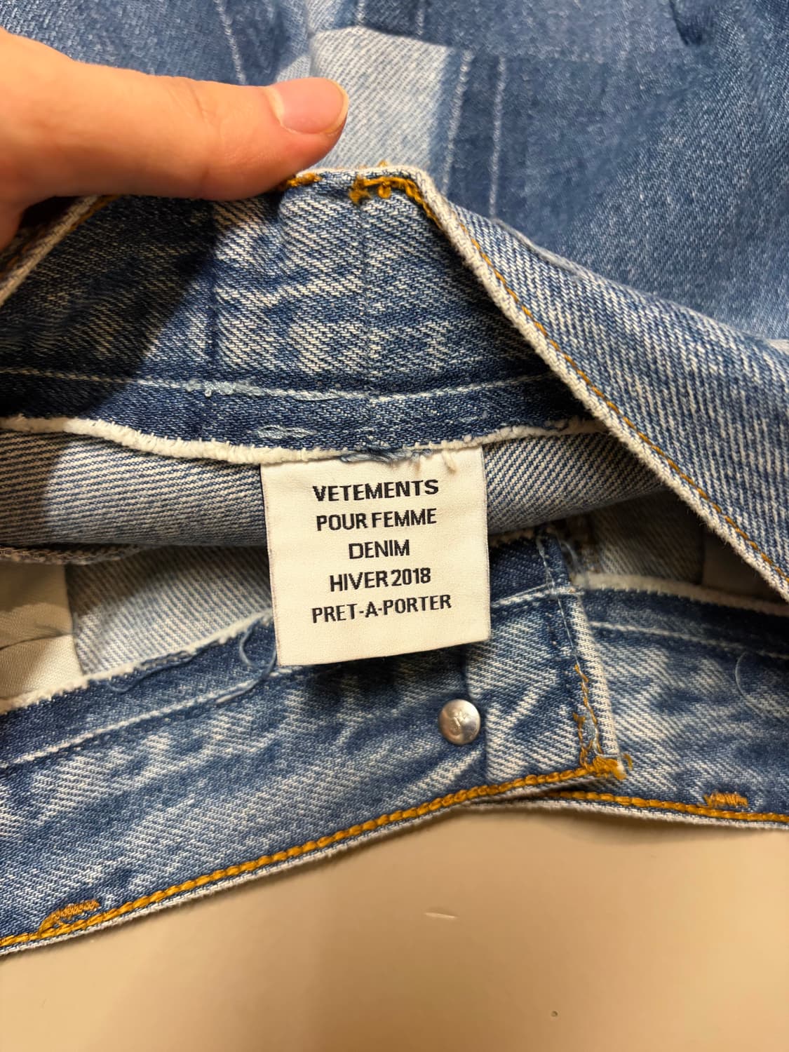 베트멍 리바이스 펨므 리워크진 2018 데님 쇼츠 상품이미지3