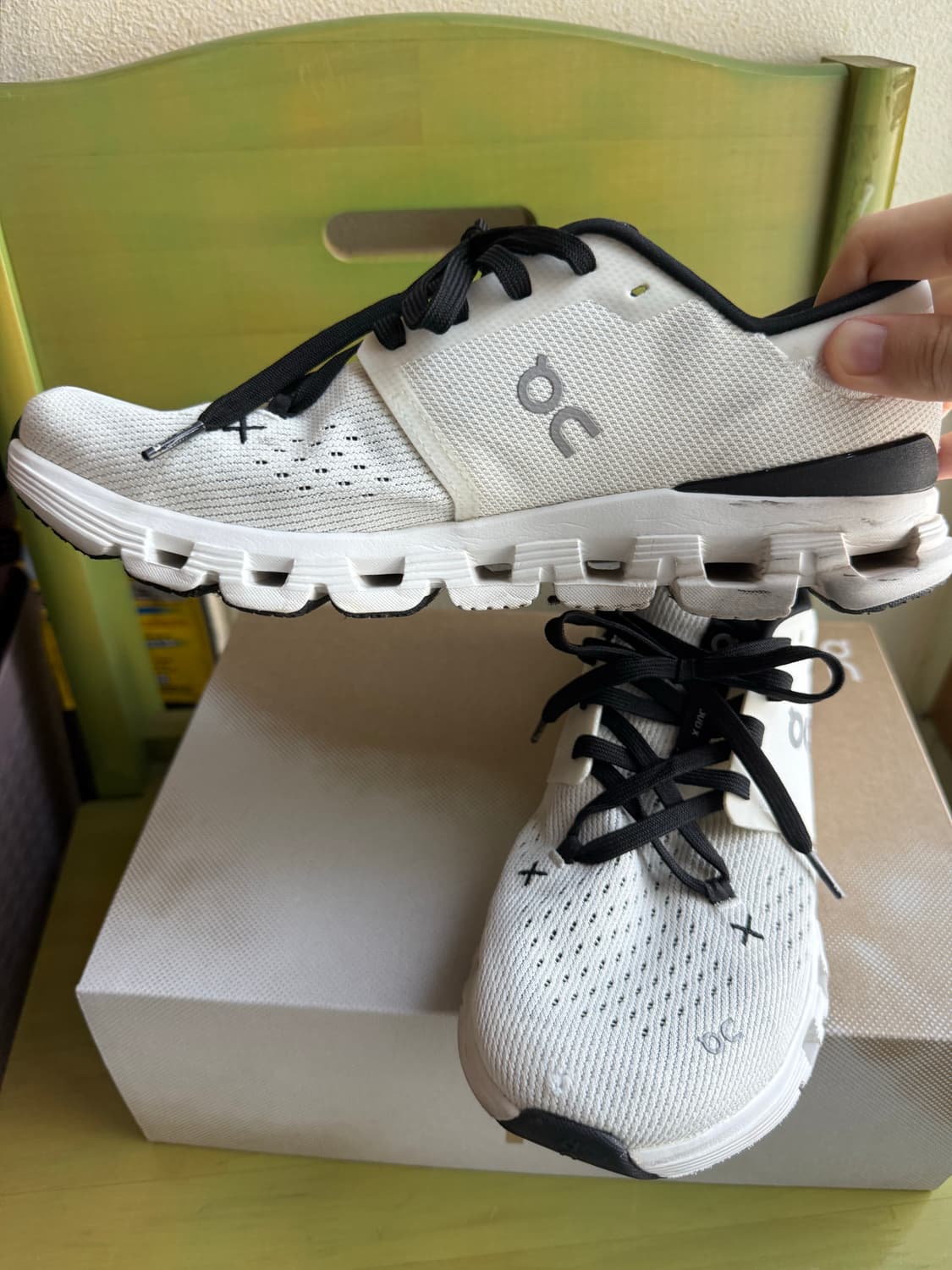 온러닝 클라우드 X 4 아이보리 블랙 상품이미지7