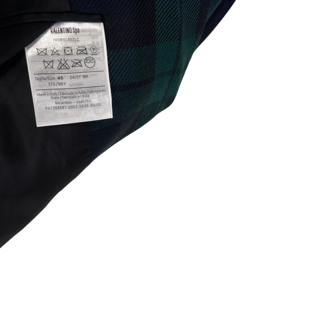 발렌티노 체크 블레이저 자켓 상품이미지4