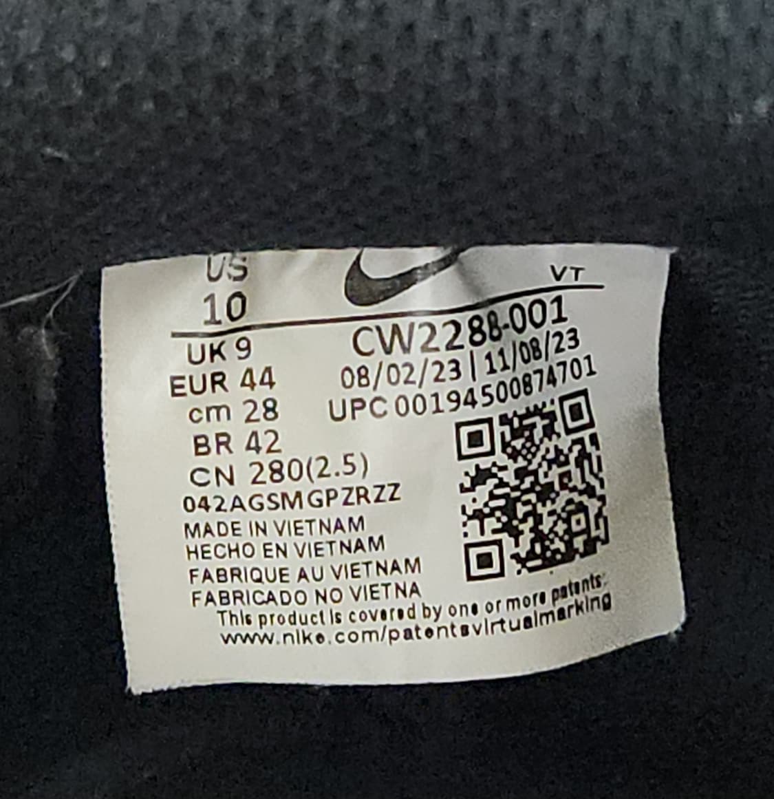 나이키 에어포스1 07 트리플 블랙 올검  상품이미지6