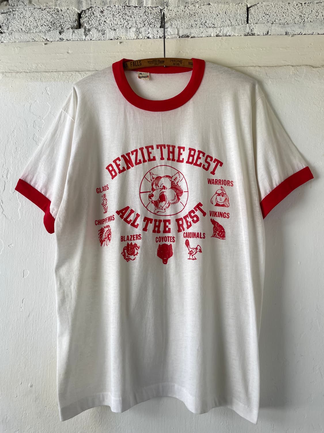 1980's-90's Vintage Ringer T-shirt 상품이미지1