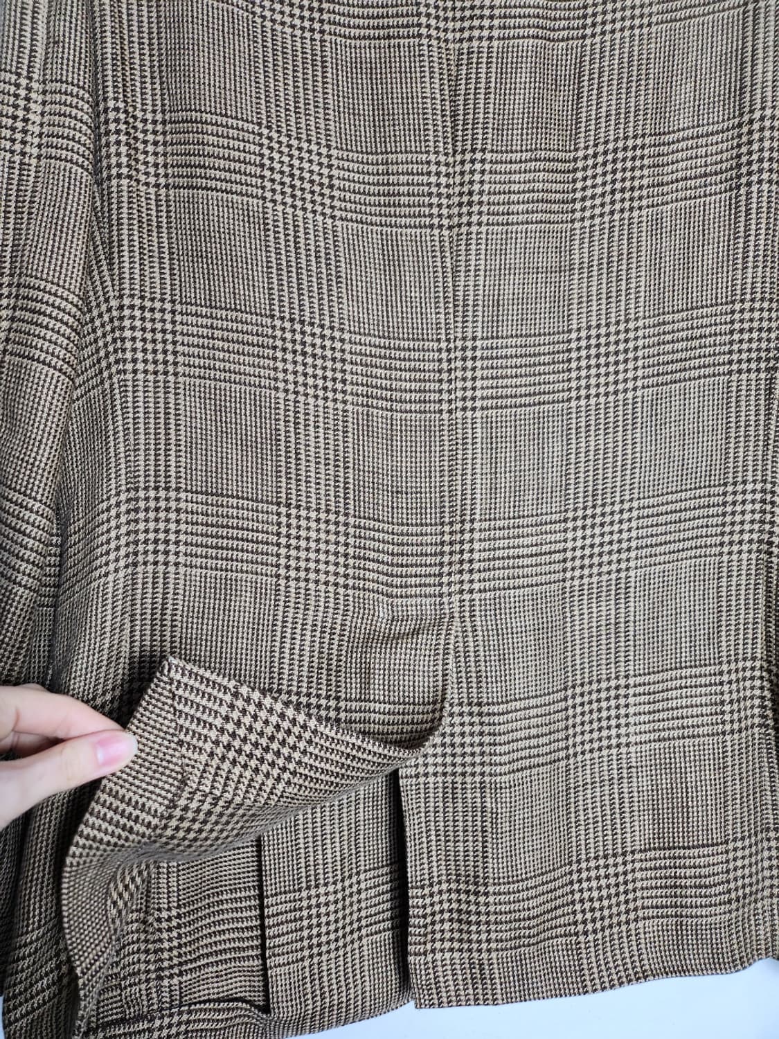 폴로 랄프로렌 브라운 글렌체크 블레이저 자켓 상품이미지4