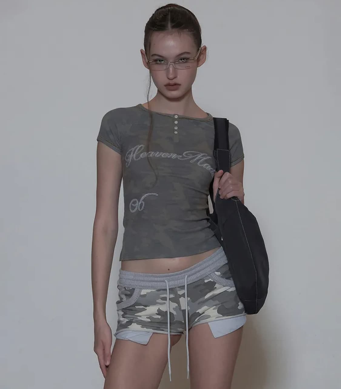 SCULPTOR Heavenly Button Down Camo Tee  상품이미지2