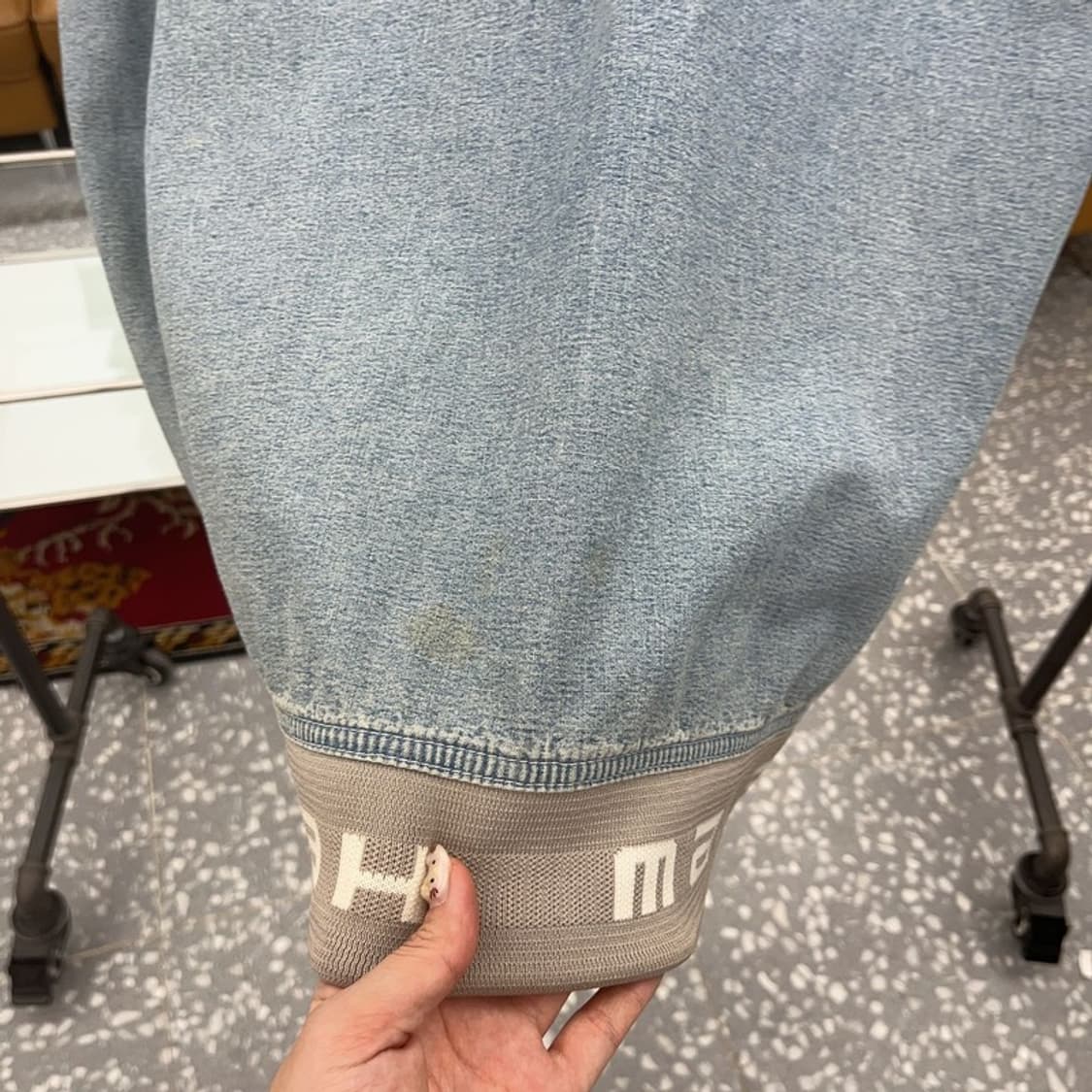 마자플라바 올드스쿨 워크 반팔 데님 집업 105 C06285 상품이미지9