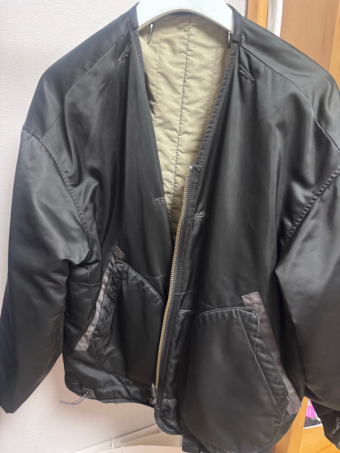 폴리테루 라이너 블랙 그레이베이지 상품이미지2