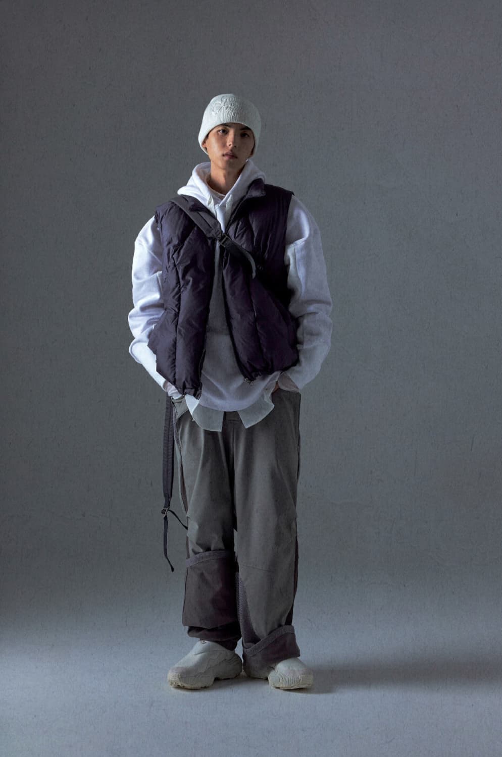 OJOS 오호스 레이어드 볼레로 패딩 / 블랙 / 2사이즈 상품이미지4