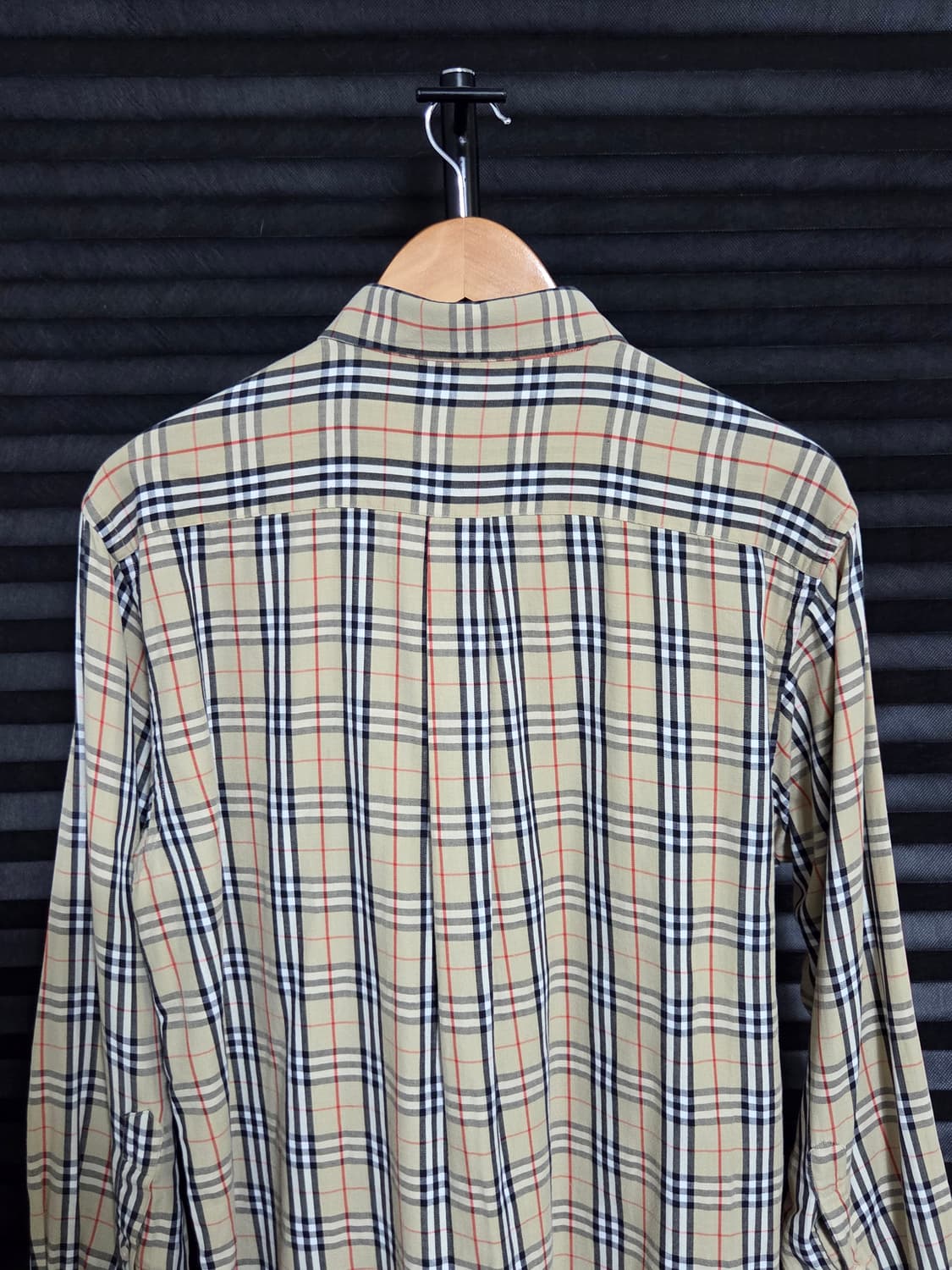 (정품) [버버리] 빈티지 노바체크 버튼다운 롱슬리브 셔츠 | 00217 상품이미지5