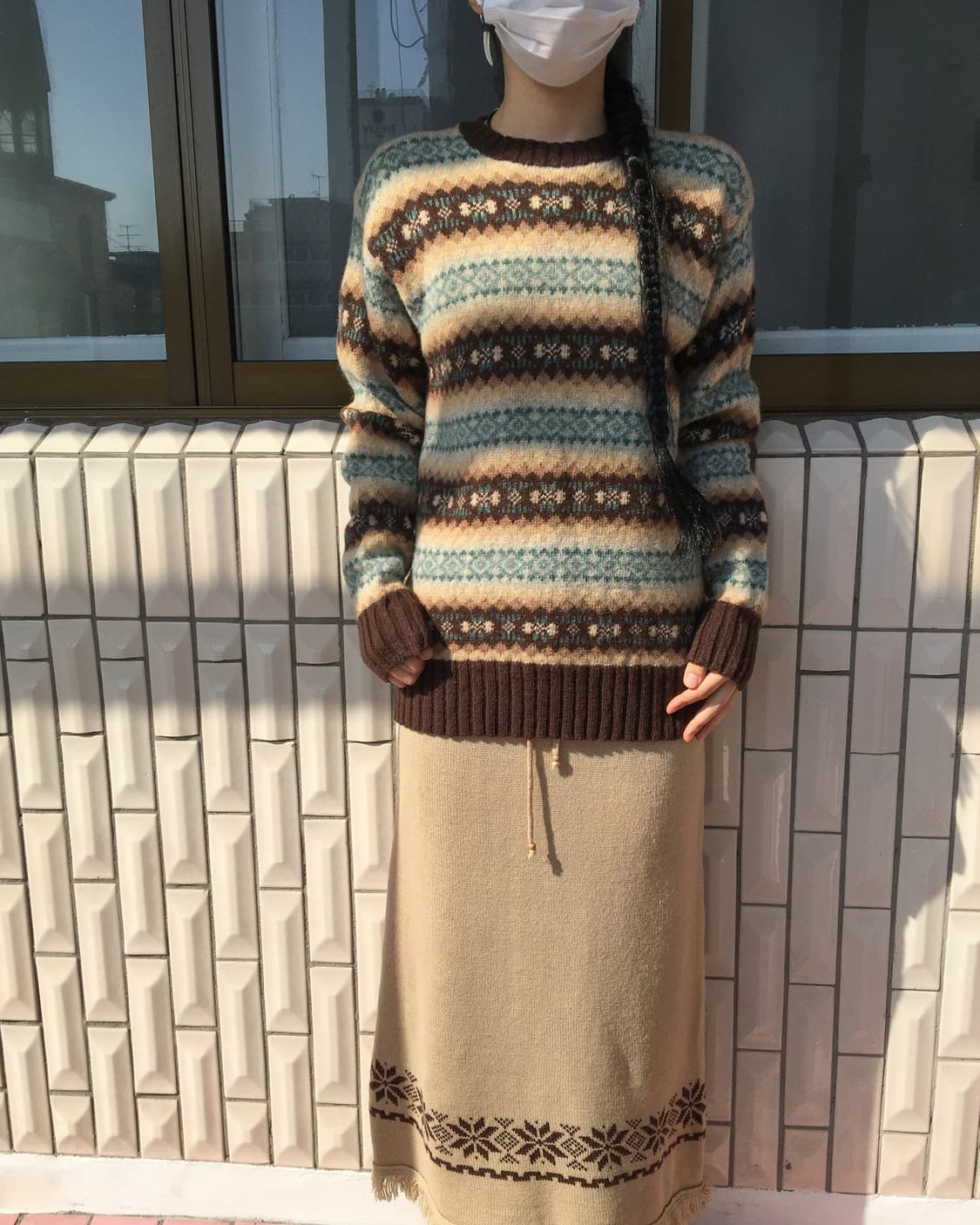 Nordic pattern knit 상품이미지1