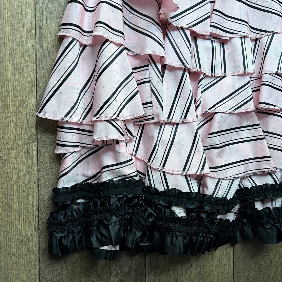 Floral Jacquard Lace Interruption Skirt  상품이미지5