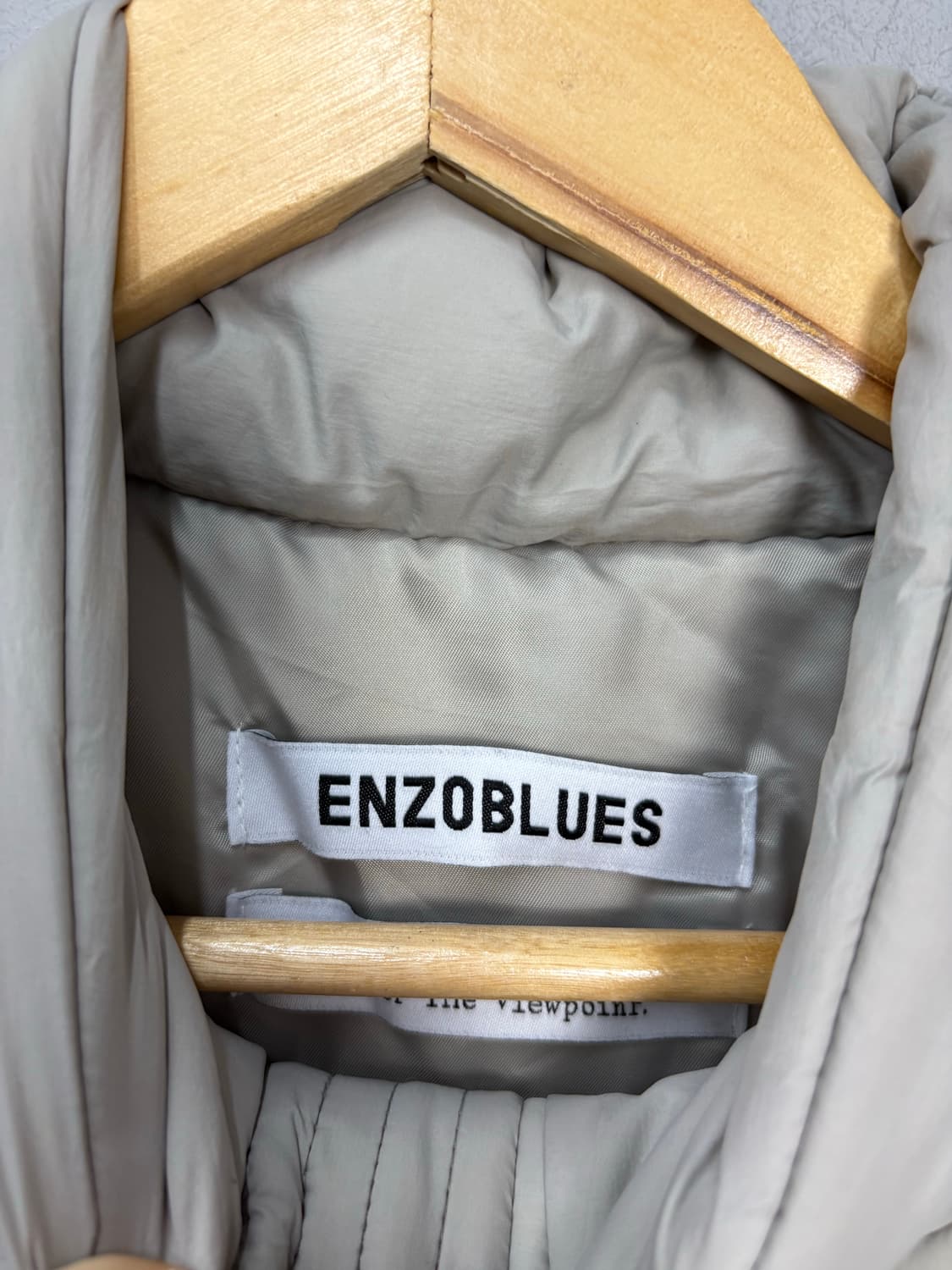 엔조블루스 하프 패딩 자켓 A3145 상품이미지5