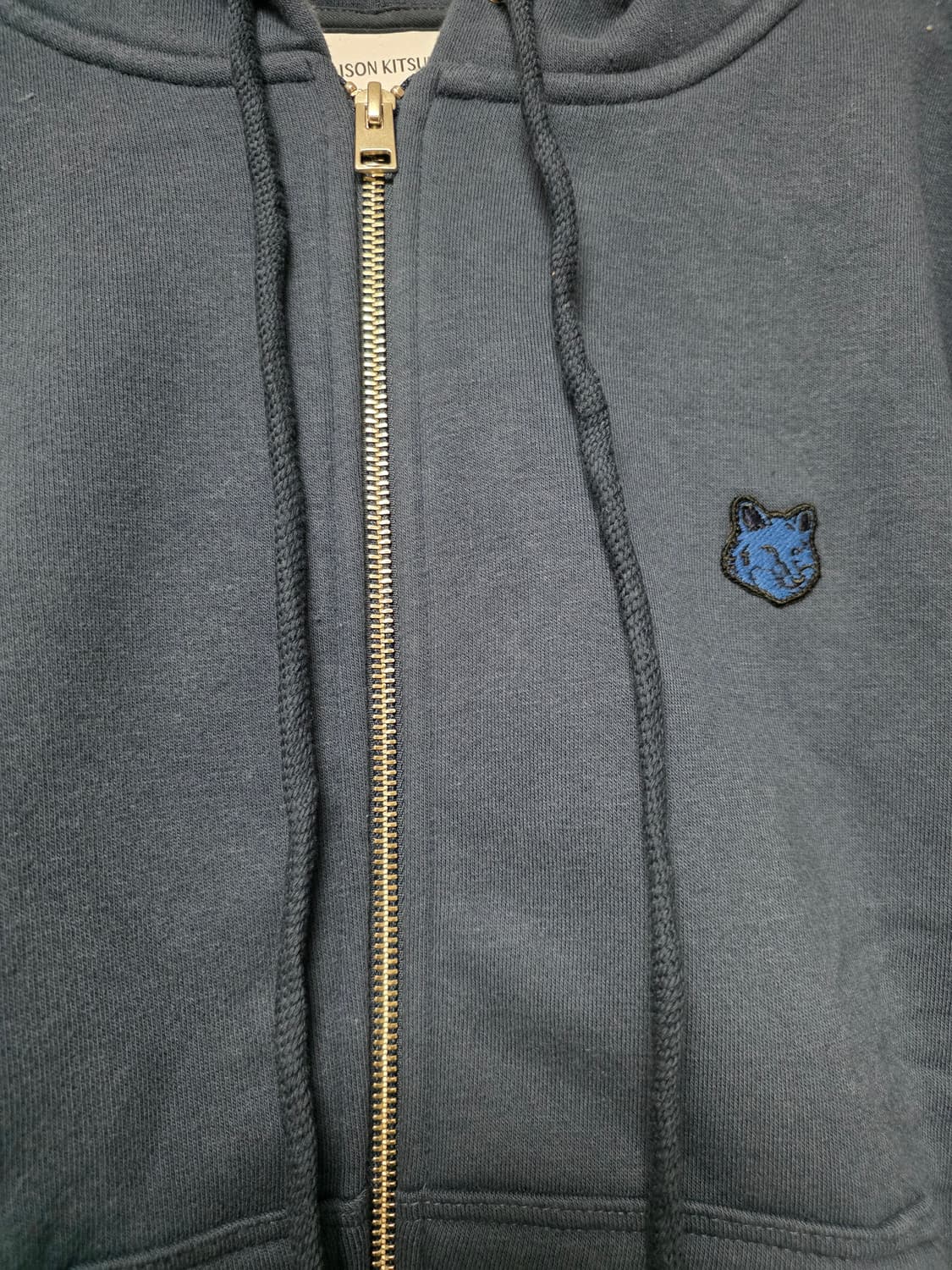 메종키츠네 후드집업 네이비 상품이미지2