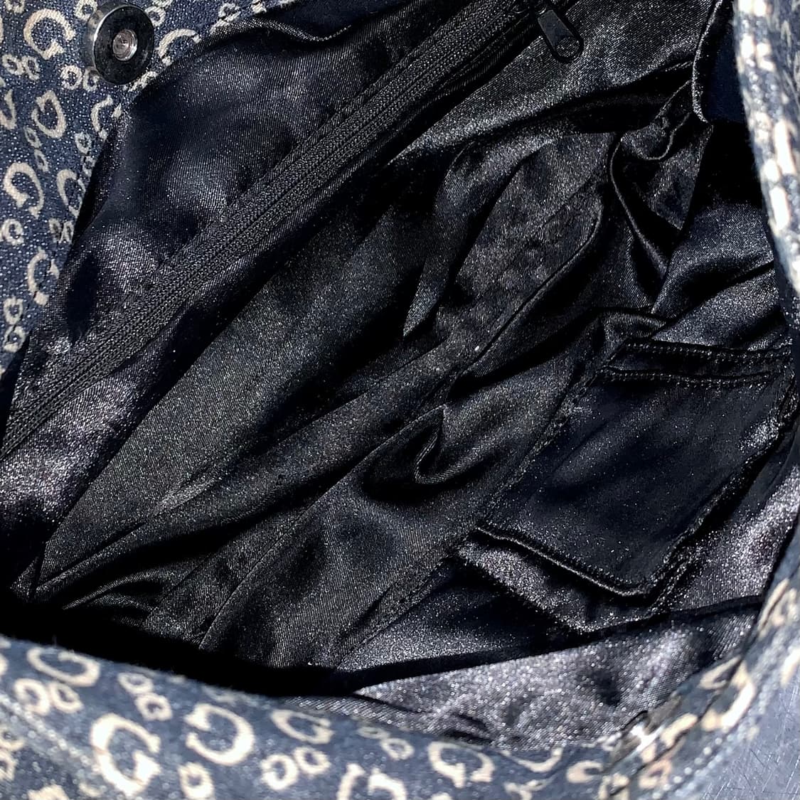 00s 게스 데님 & 블랙 버클 가방 상품이미지5