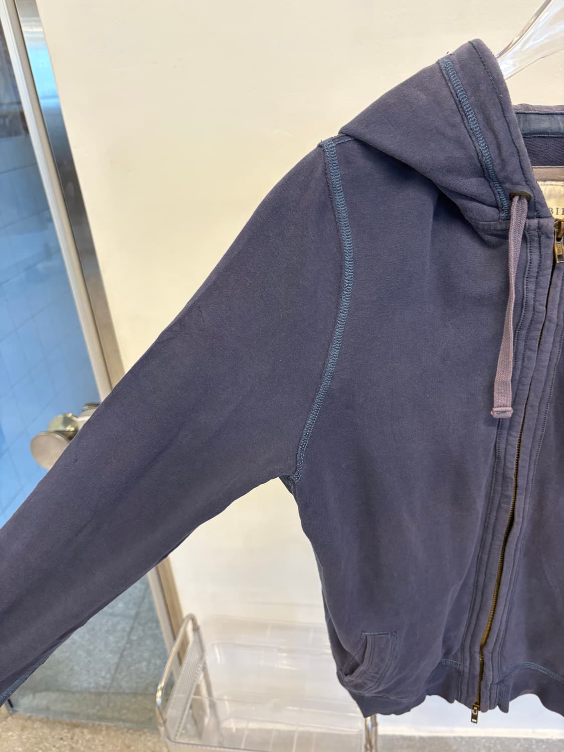 Abercrombie navy hood zip up 상품이미지3