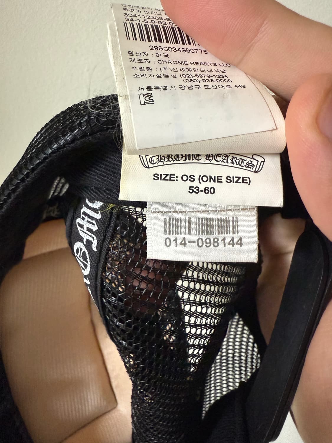 크롬하츠 캡 모자 화이트  상품이미지5