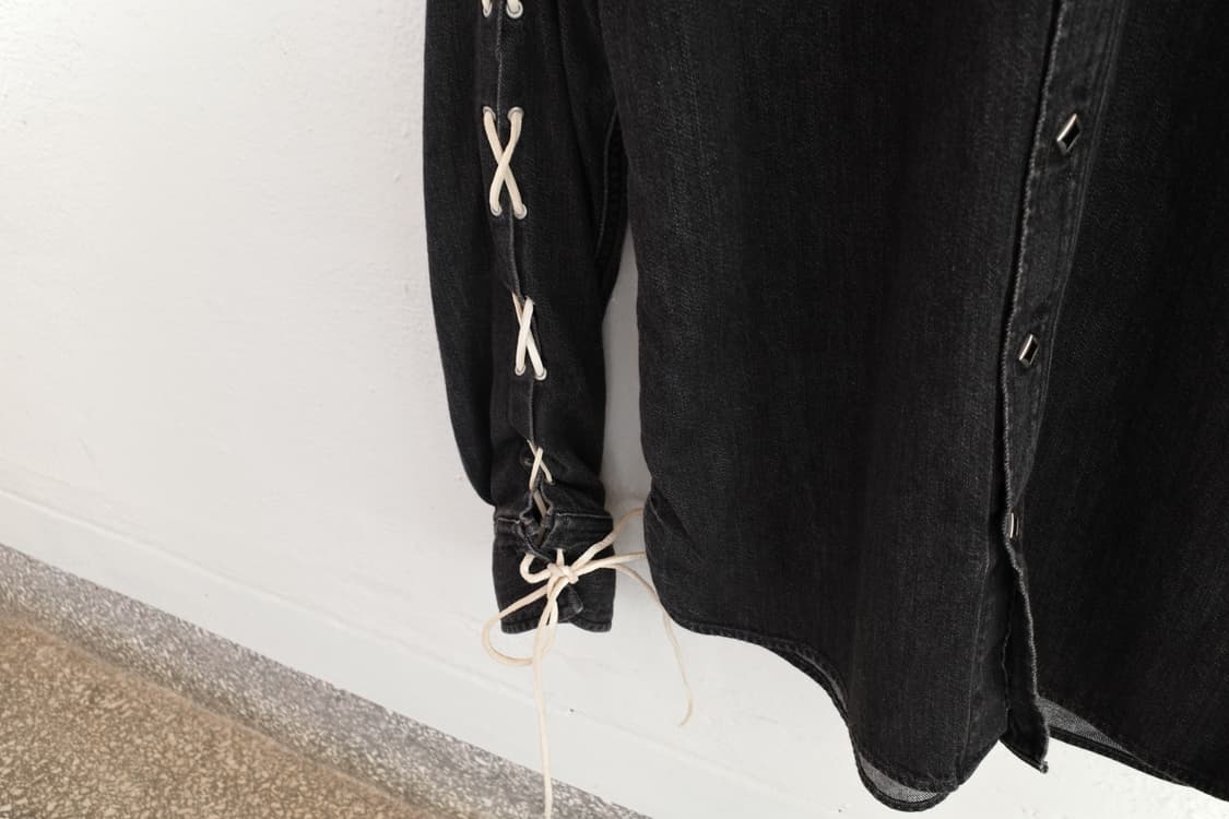 Kapital Lace-Up Denim Shirt 상품이미지2