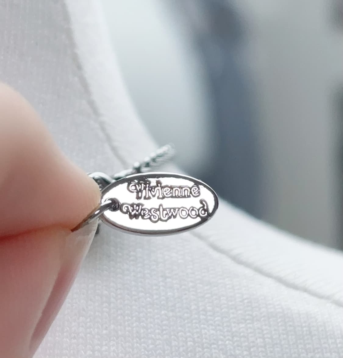 비비안웨스트우드 목걸이 아리엘라 크리스탈 핑크 실버 목걸이 상품이미지4