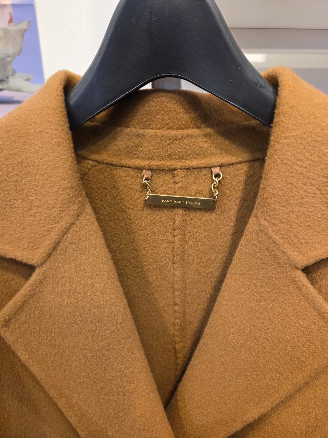 시스템 캐시미어 블랜딩 더블 코트 상품이미지4