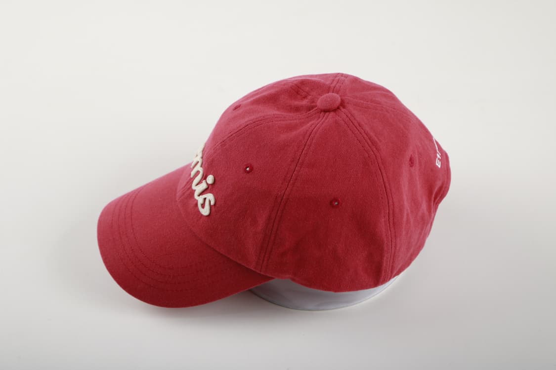 이미스 아플리케 레드 볼캡 모자 상품이미지3
