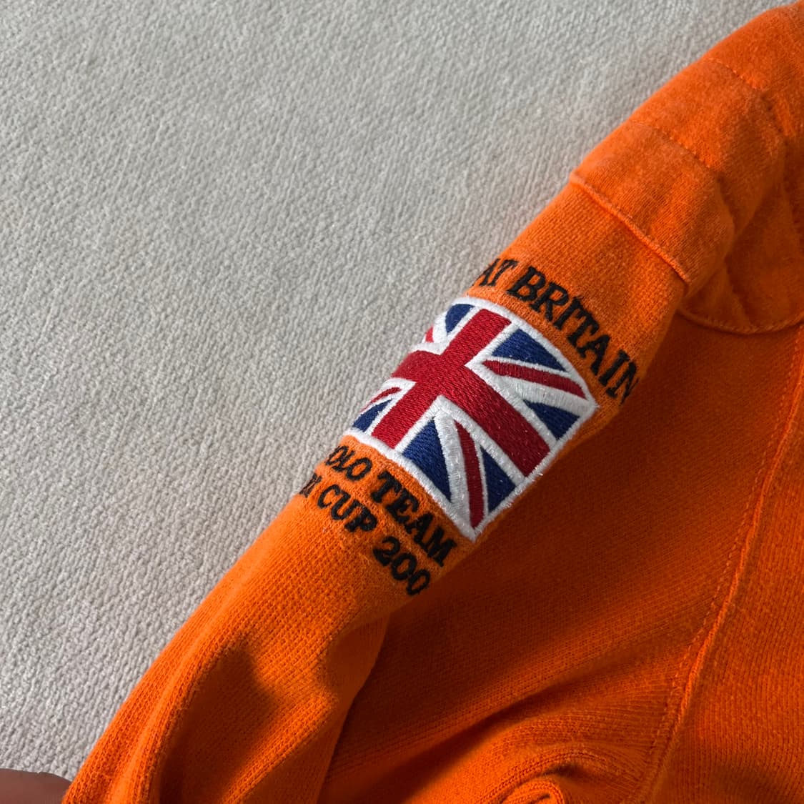 95 폴로랄프로렌 오렌지 P-C 브리티안 럭비티 상품이미지6