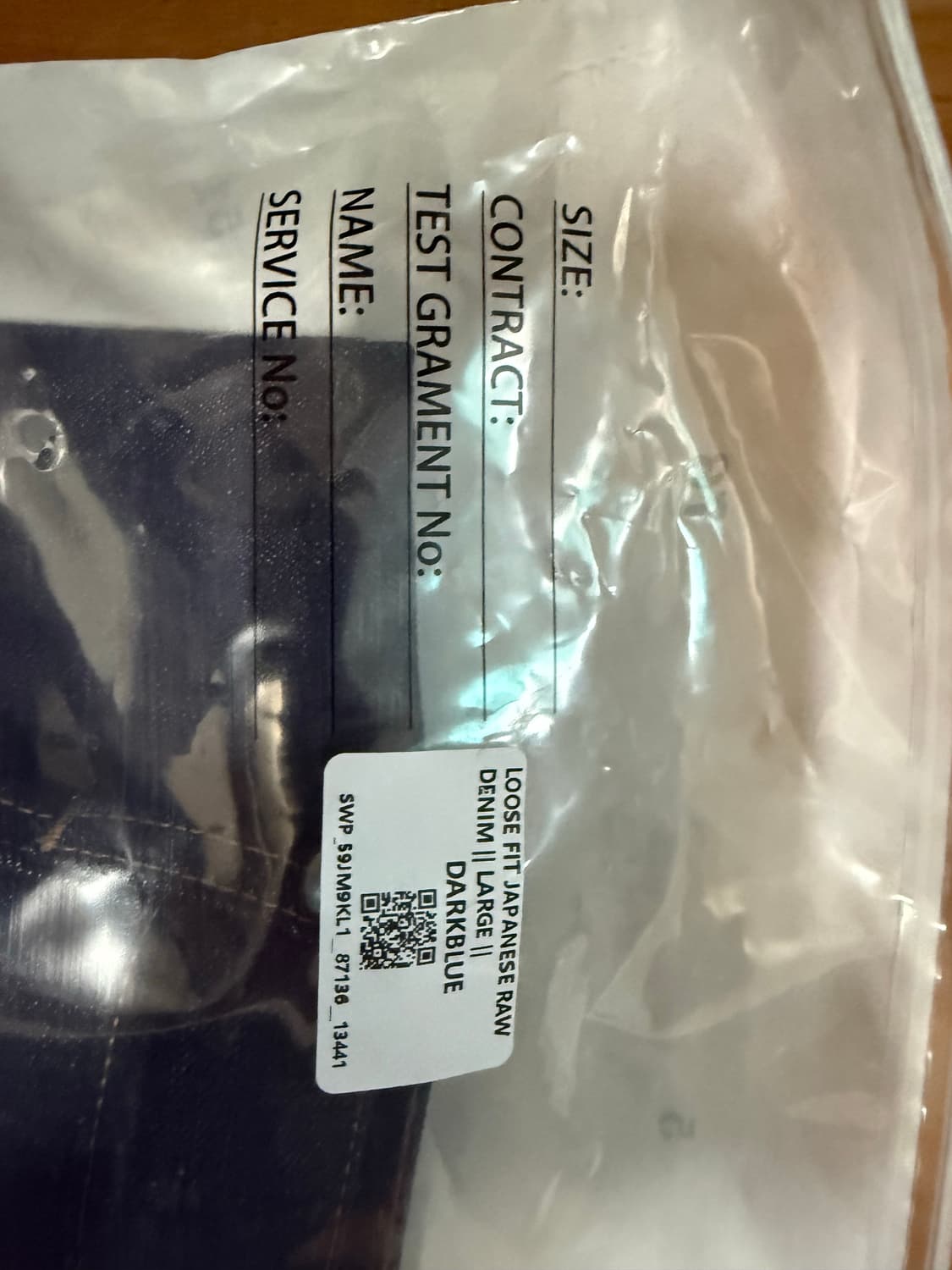 Nofaith Studios RAW DENIM JAPANESE LOOSE 상품이미지3