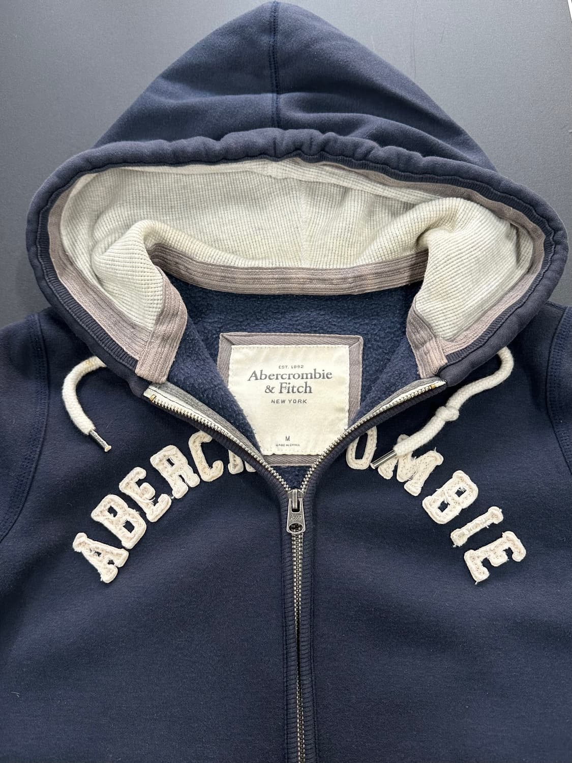 아베크롬비 후드집업 네이비 상품이미지5