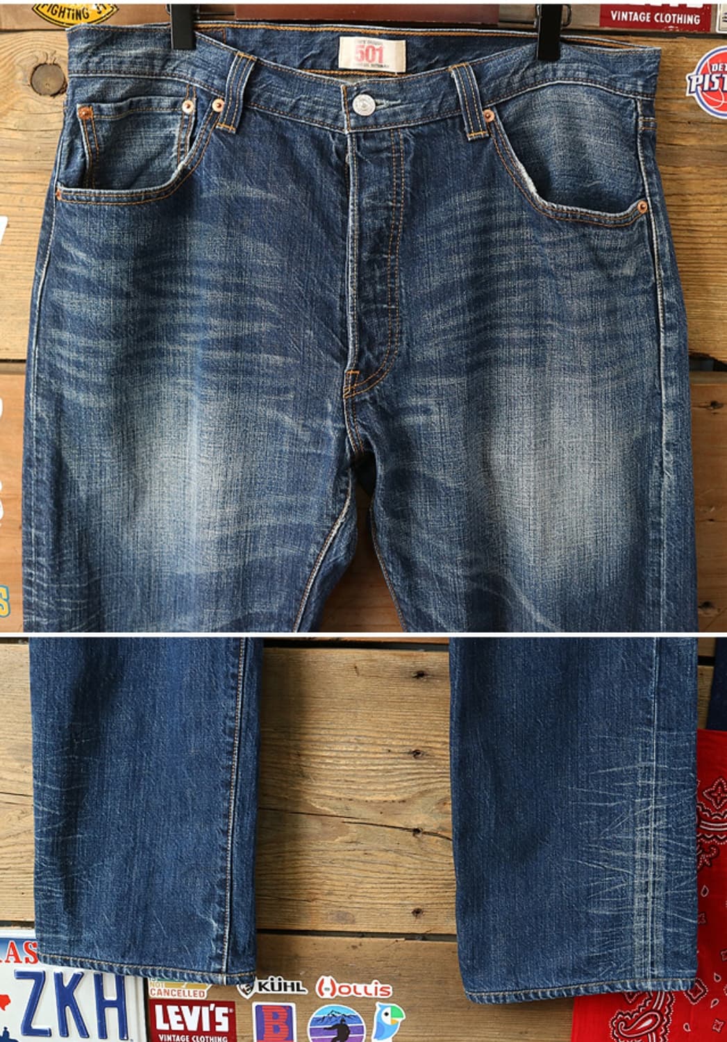 levis 리바이스 08 501 워싱가공 데님  36 상품이미지3